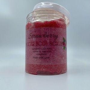 Skincare Strawberry sugar body scrub